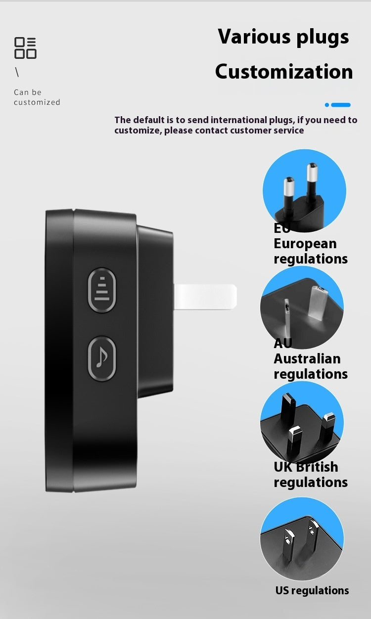 Battery-free Wireless Doorbell Home