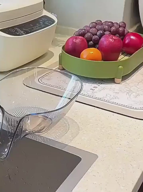 Multi-functional washing and draining bowl