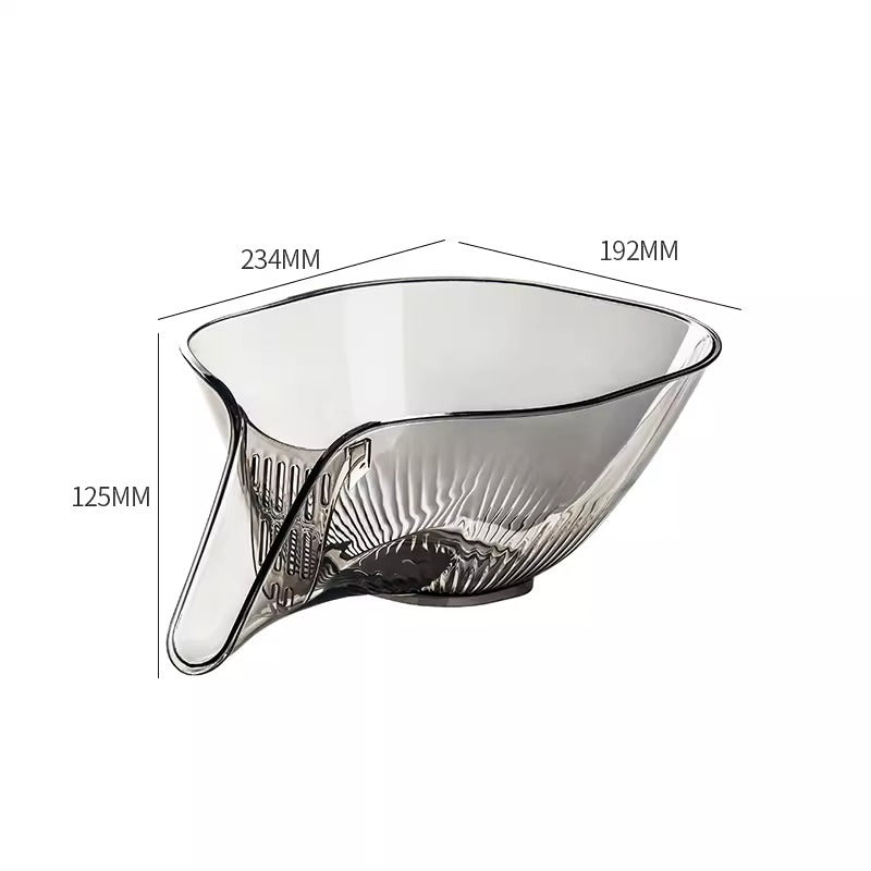 Multi-functional washing and draining bowl